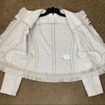 Hugo Boss  Komina Fringe Tweed Blazer Jacket 10 Photo 7