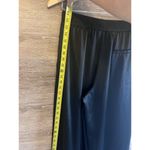ZARA Black Sz M Satin Pants Wide Leg Trousers Minimalist Office Career Elegant Photo 8