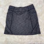 Athleta  Excursion Skort Skirt Charcoal‎ Gray Size S Photo 4