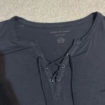 American Eagle  Outfitters Women's Black Tie Top Photo 2