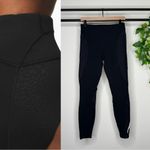 Lululemon Cold Pacer High-Rise Tight 28" Nocturnal Shift Emboss Black size 6 Photo 1