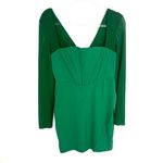 Princess Polly  Austin Long‎ Sleeve Mini Dress Size 8 Green Photo 2