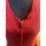 A.K.A Red Black Sleeveless Maxi Dress Vintage Photo 2