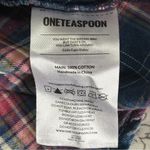 One Teaspoon  Multicolor Plaid Top Size Medium EUC Photo 5