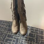 Charlotte Russe  Brown Over the Knee Fringe Boots Photo 3