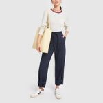 RE/DONE NWT  Long Sleeve Thermal Pocket‎ Tee in Vintage White Size LARGE REDONE Photo 2