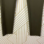 Gerard Darel ‎ Olive Green Quilted Zipper Pocket Leggings Pants Size 38 / US 6 Photo 4