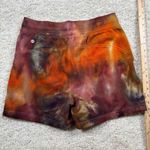 Lululemon  Align High Rise Tie Dye Shorts Women 10 Orange Brown Athletic Photo 6
