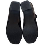 NYDJ EUC  Leather Gabe Open Toe Booties Black Size 6.5 Photo 6