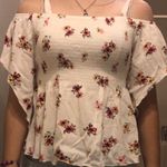 No Boundaries White Floral Top Photo 0