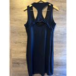 Athleta  Dress Size L Built in Bra Golf Black Athletic Halter Power Tennis Photo 4