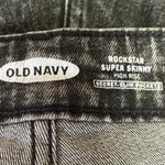 Old Navy Rockstar Plus Size 16 Super Skinny High Rise Black Stretch Denim Jeans Photo 2