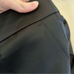 J.Crew Collection High Rise Wide Leg Pant Satin Tailoring Black Sze 16 Hemmed Photo 7