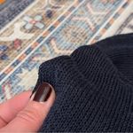 J. Jill Linen Blend Open Front Long Cardigan Navy Blue Pockets Womens Size Large Photo 11