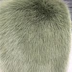 Molly Bracken Sage Green Faux Fur Vest, Size Medium, Soft Fuzzy Winter Vest Photo 8