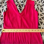 ASOS  Pink Stretch Bodycon V-Neck V-Back‎ Side Slit Sleeveless Mini Dress Size 4 Photo 8