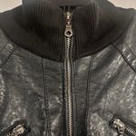 Paper + Tee Paper Tee Faux Leather Jacket Photo 2