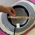 Anthropologie Striped Sun Hat Pink White Navy NWOT Photo 4