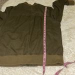 Hinge  women’s small‎ olive green bomber jacket Photo 5