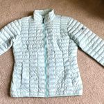 Adidas Women's Ice Blue Puffer Jacket Photo 6