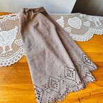 Suede Mini Skirt Brown Photo 0