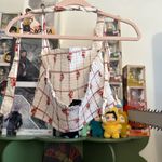 Forever 21 Zara White and Red Checkered Floral Top Photo 2