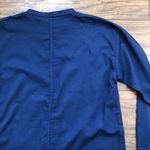 Eileen Fisher • Mandarin Collar Shirt tunic Indigo organic twill button down Photo 9