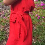 EXPRESS Red Strapless Dress/ Red Mini Dress Photo 3