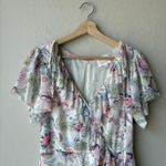 Cinq a Sept Sheilla Floral Ruffle V Photo 3