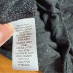 Loft  Women’s Charcoal Gray Shimmer Sparkly Scoopneck Shirt Sleeve Tee XXS Photo 3