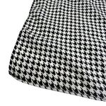 Anthropologie New  scarf square houndstooth black and white 19.5" Photo 0