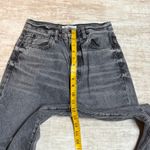 Slvrlake Premium Denim Womens 27 Cotton Black Charcoal Denim Jeans Distressed Photo 2