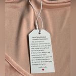 Clothes Mentor No Tag Peach Satin Sheer Wrap Look NWT. Sz XL Pleated In Front. Photo 8