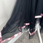 Y2K Handkerchief Midi Dress Black Size undefined Photo 1