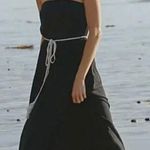 Free People Free-est Peyton Maxi Tube Dress Solid Cotton Black Beach XS New* Photo 0