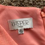 Kasper Pink Sheath Midi Dress V-Neck Sleeveless Photo 8