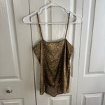 New York & Company leopard tank top size XS Tan Photo 4