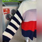 Evelyn Taylor Color Block Sweater Size L Photo 2