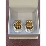 Heaven Mayhem Double Knot Earrings in Mixed Metal One Size Womens Jewelry Silver Photo 8