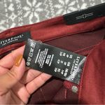 Liverpool Jeans Company Stitch Fix Liverpool Madonna Skinny Suede Leggings Deep Henna Size 4/27 Petite Photo 5