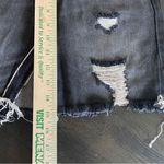 Free People We the Free Relaxed Distressed Jean Mini Skirt 25 Photo 9