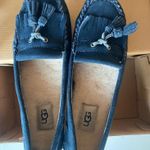 UGG NWT   Women Lizzy Shoes Size US6 Navy Leather Sock Lining 100% Wool Photo 0