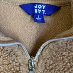 JoyLab  Half Zip Teddy Fleece Crop Pullover. Photo 1