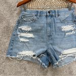 American Eagle Women’s Comfort Stretch Waistband Curvy Mom Shorts Distressed 6 Photo 1