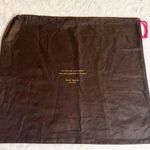 Kate Spade “Coral Lipstick” Brown Drawstring Dust Bag 19.5 x 17.6 Photo 0