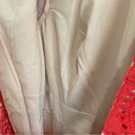 Jarlo London NWT Jarlo Anika Orange Eyelet Cocktail Dress Puff Sleeve Ruffle Hem Sz 0 Photo 5