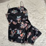 Vince  Dress Draped Floral-Print Satin Maxi Cowl-Neck Slip Dress Sz 8 NWT New Photo 3