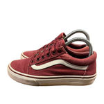 Vans  Old Skool Burgundy‎ Canvas Unisex Lace-Up Sneakers Men's 6/Women's 7.5 Photo 5