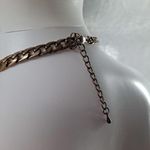 Vintage‎ Retro Mod Mirror Oval Necklace Black Photo 1