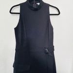 Spanx NEW  Ponte Cargo Midi Dress Black Faux Wrap Quiet Luxury Capsule Size XS Photo 7